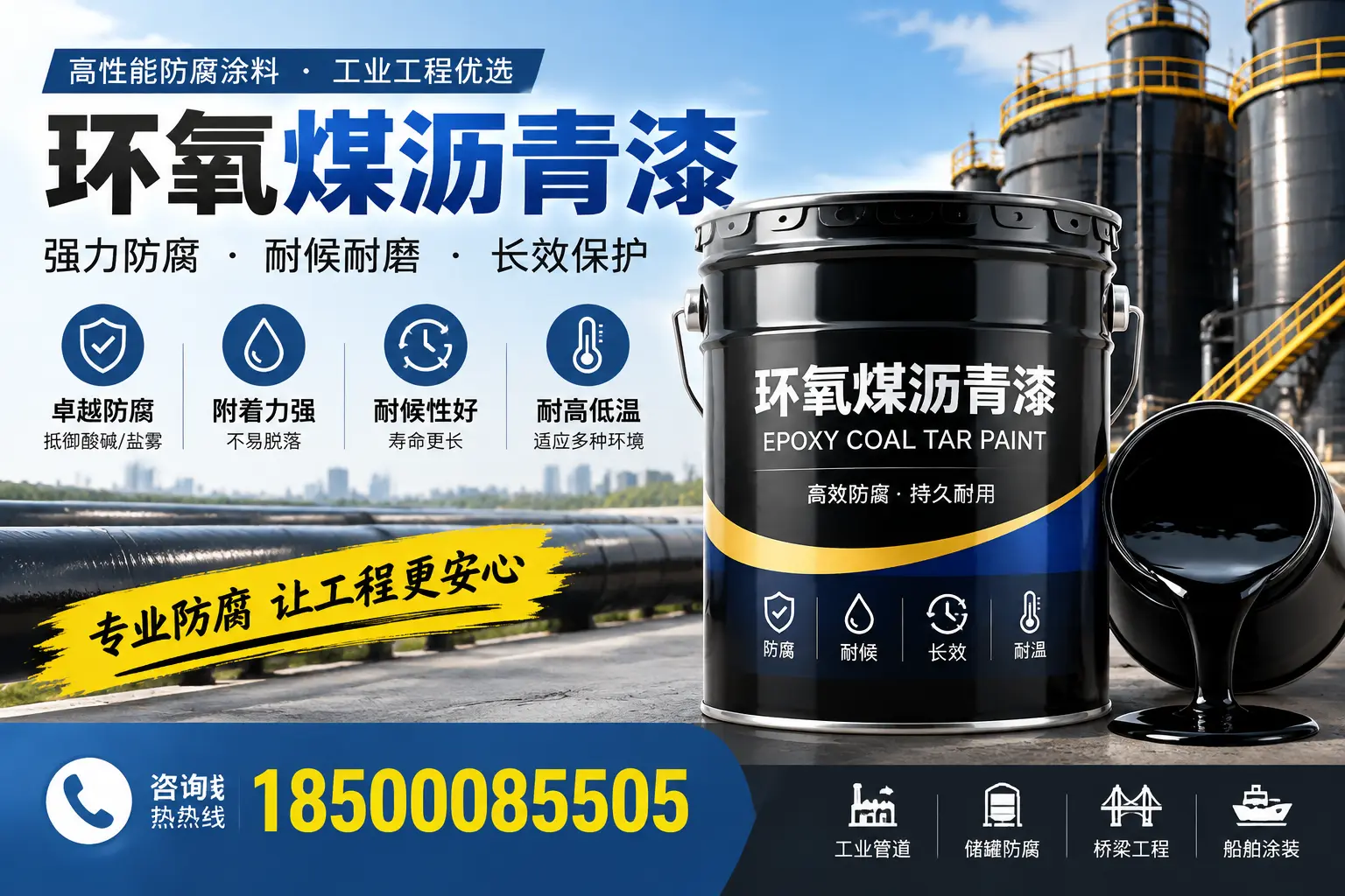 环氧煤沥青漆的施工方法与注意事项，确保在徐水顺利完成