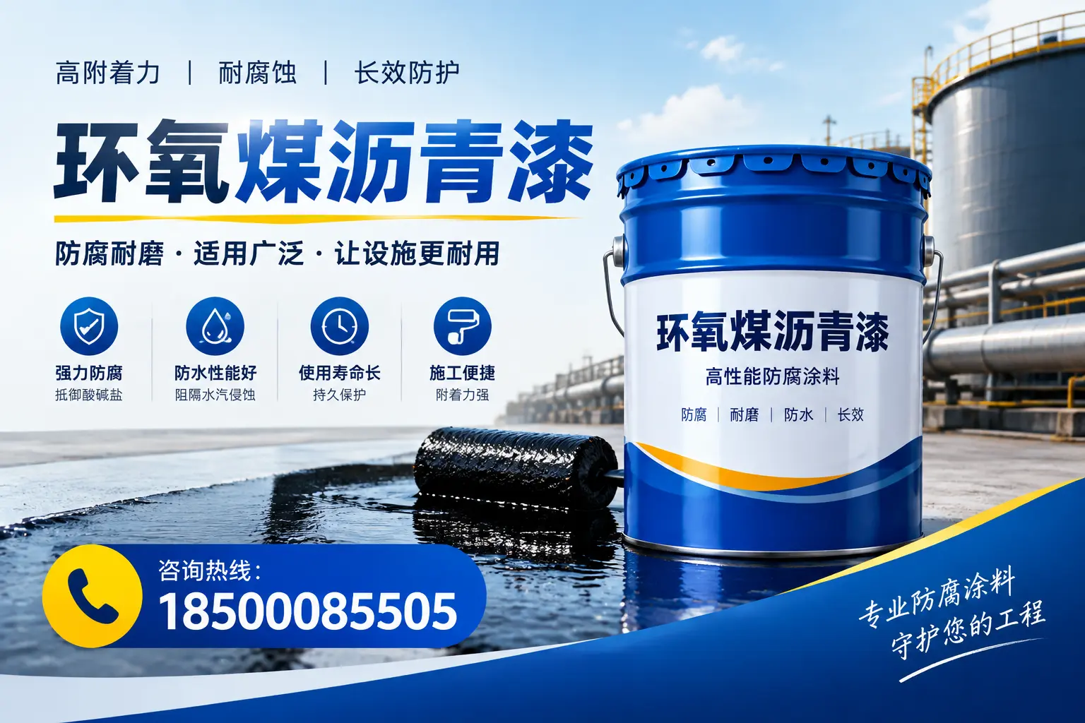 环氧煤沥青漆与其他涂料的对比分析,助力徐水企业决策